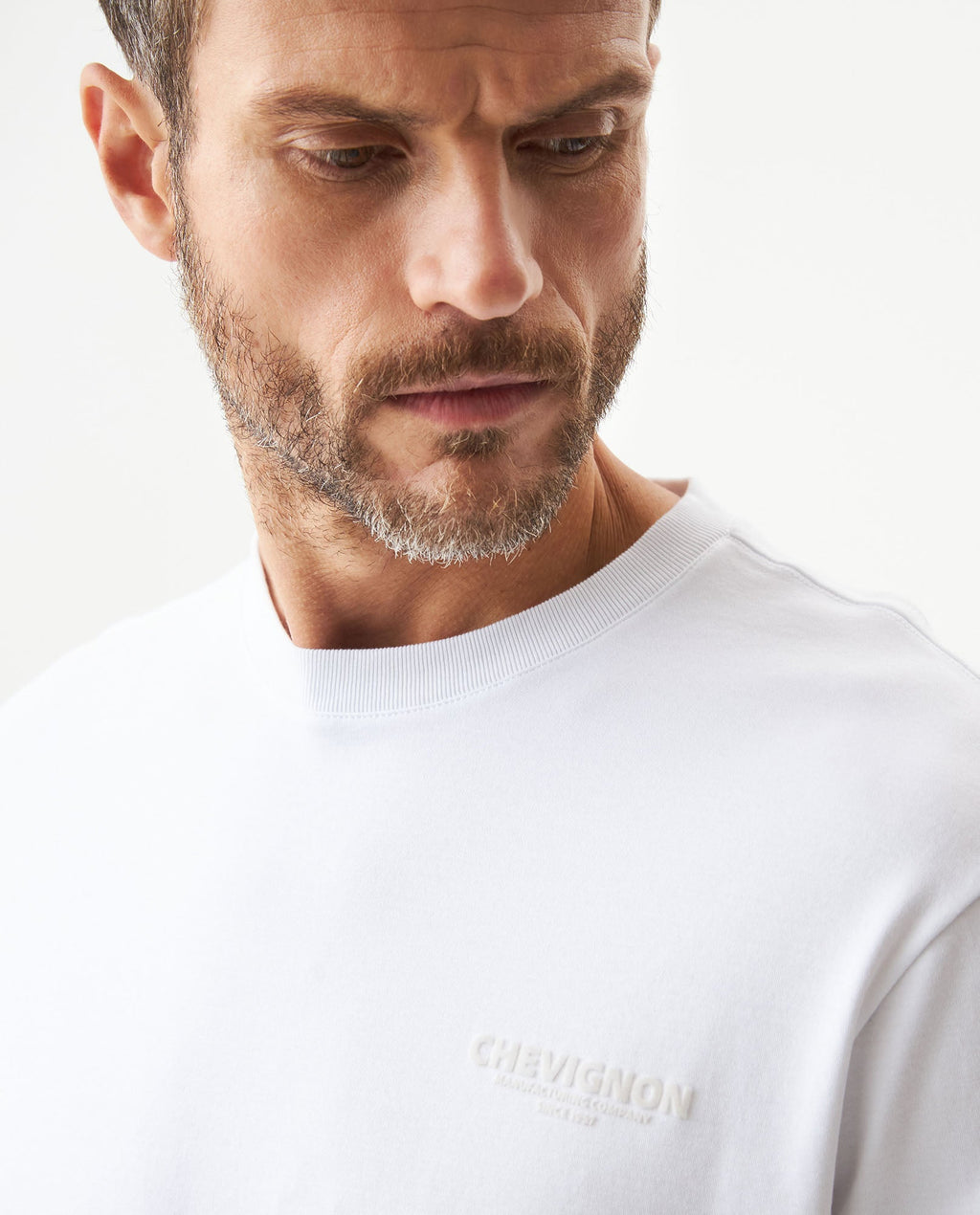 Men's Classic Fit Printed T-shirt in Cotton, Shipyard - 4